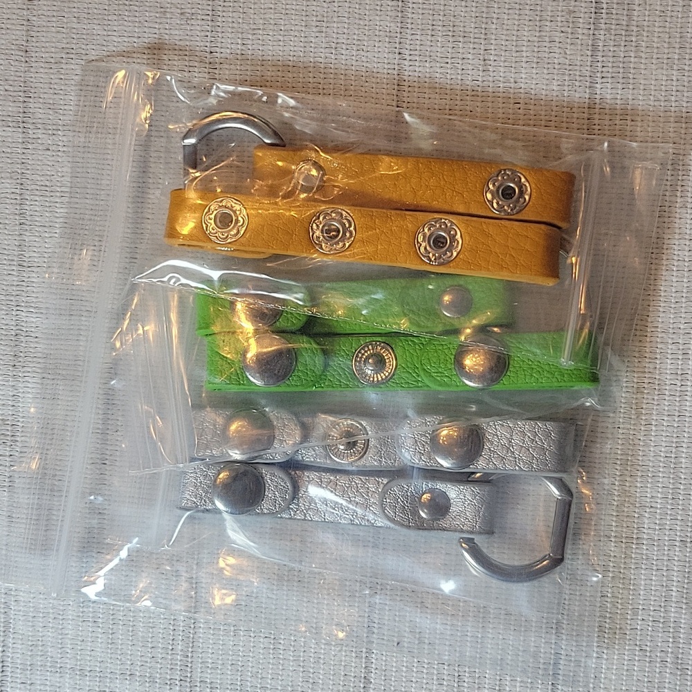 Cross Bracelet, Multiple Color Straps - image 5